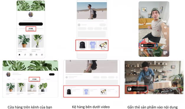 Các tính năng của Youtube Shop
