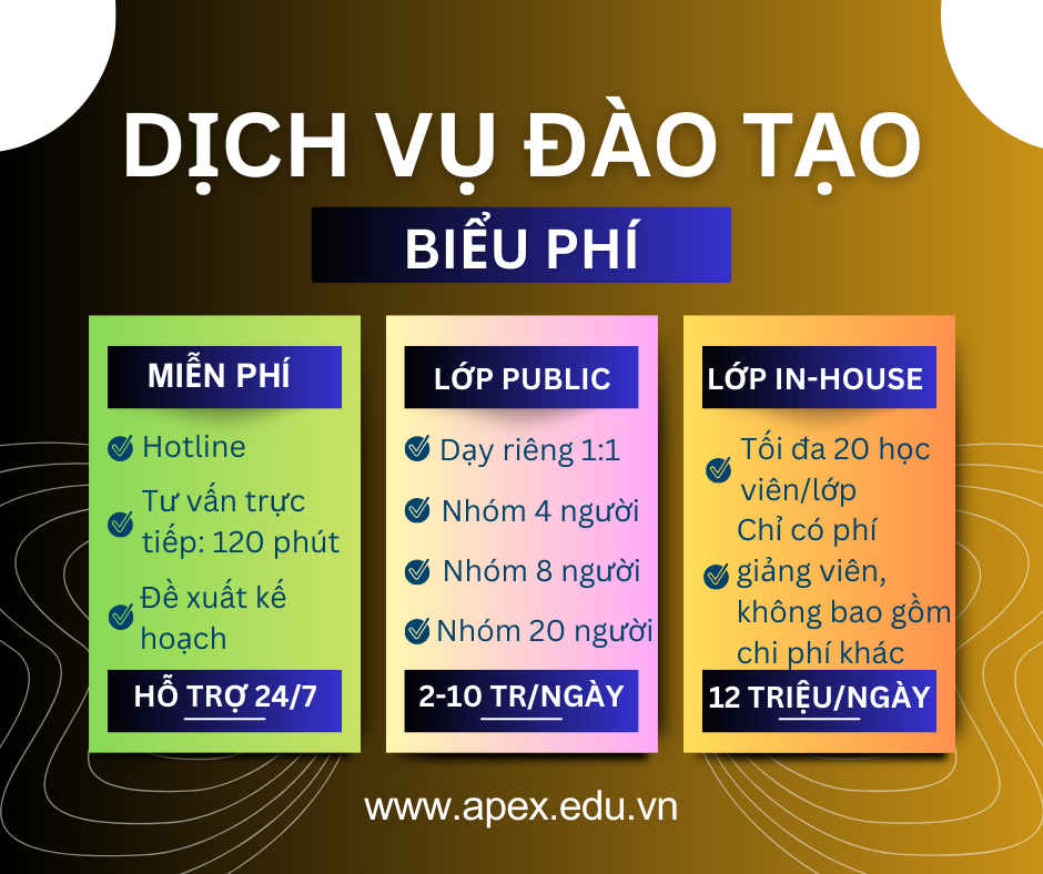 Alt: Biểu Phí Dịch Vụ Đào Tạo