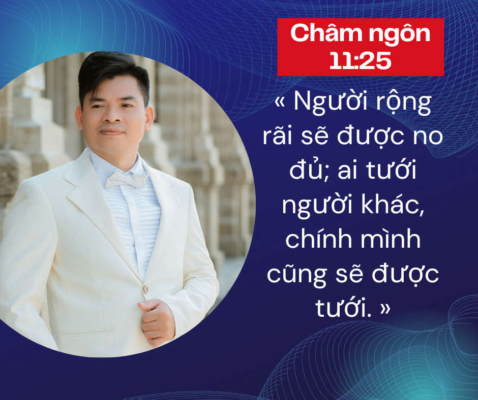 Người rộng lượng sẽ được no đủ