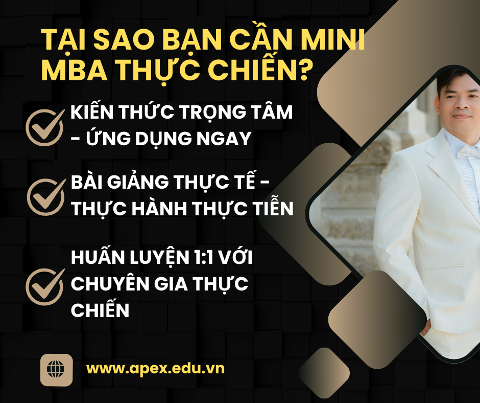 Tại sao bạn cần khoá đào tạo Mini MBA thực chiến?