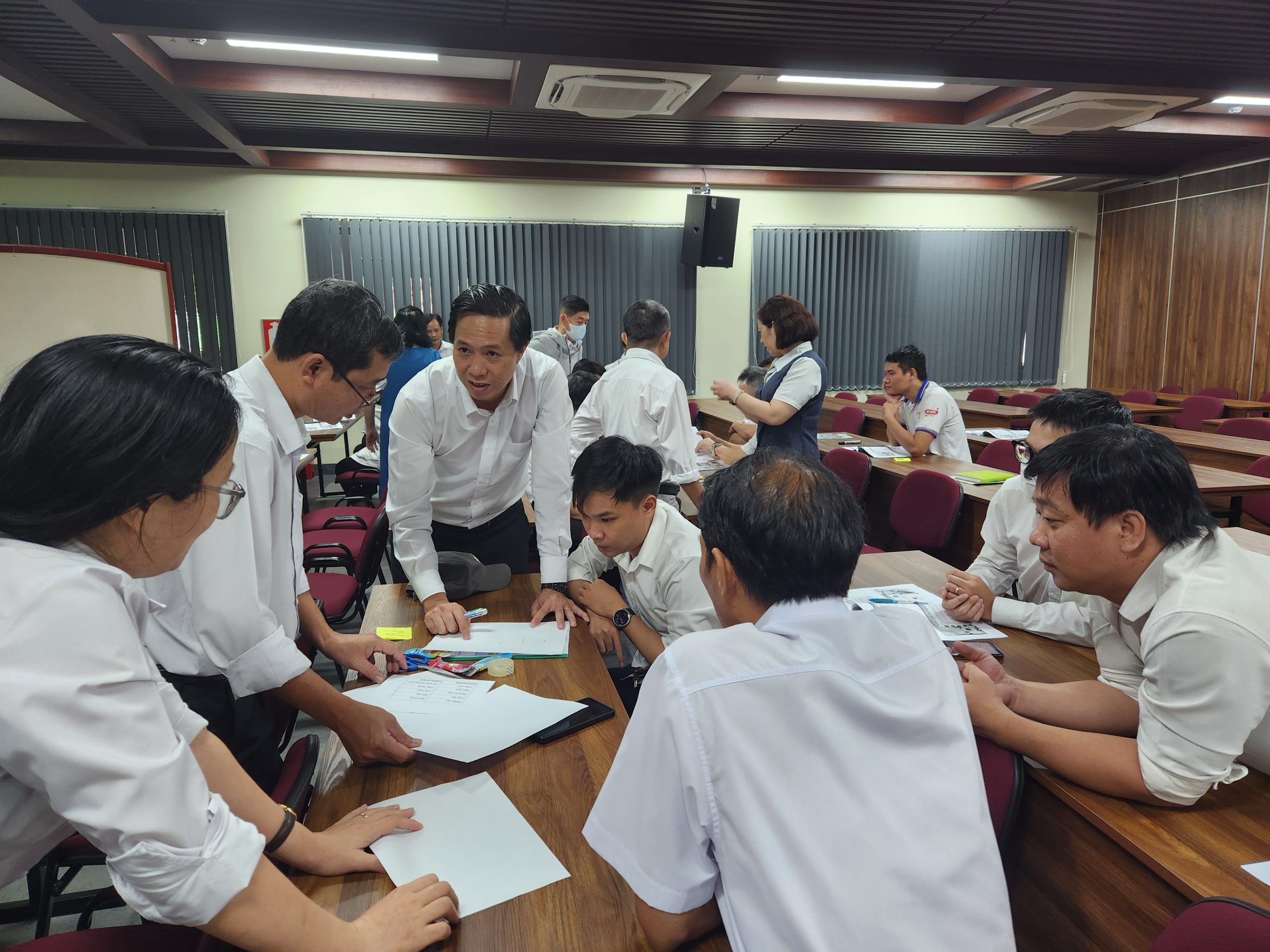 ALT: Thực hành Game học thuật tại khoá đào tạo Quản Trị Dự Án tại Vedan