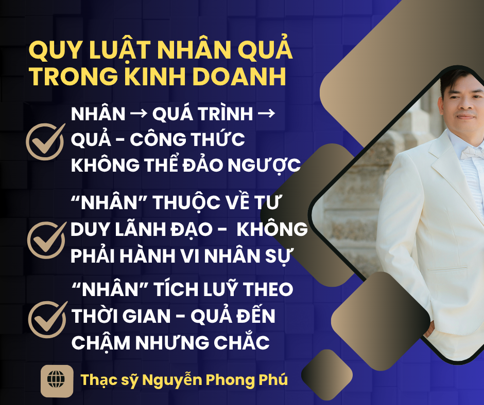ALT: Quy Luật Nhân Quả Trong Kinh Doanh - Thạc Sỹ Nguyễn Phong Phú
